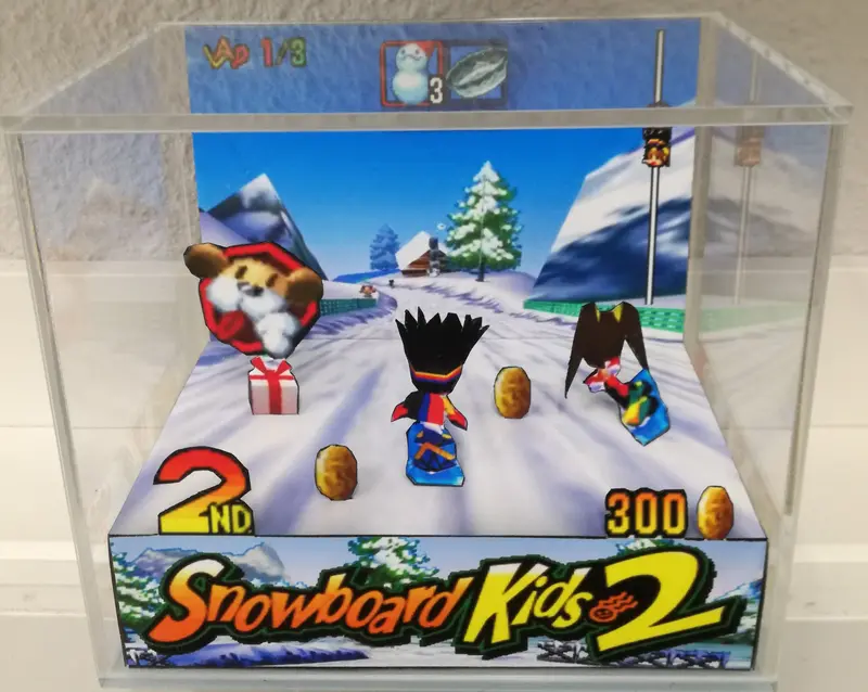 Snowboard Kids 2 Cubic Diorama 1