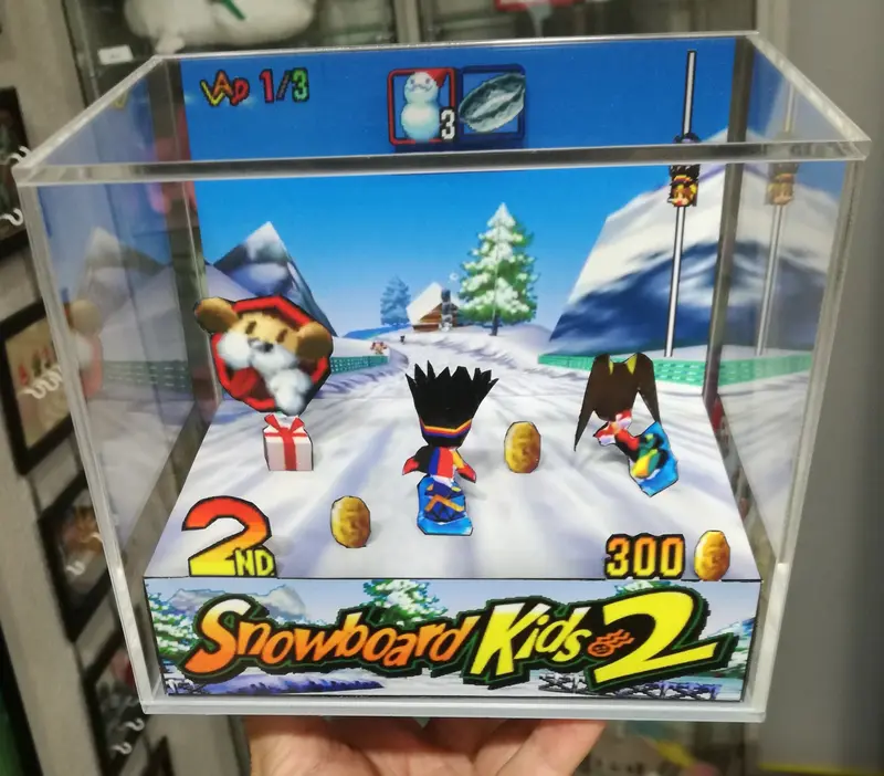 Snowboard Kids 2 Cubic Diorama 2