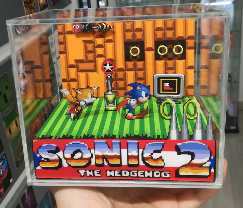 Sonic 2 Cubic Diorama 2