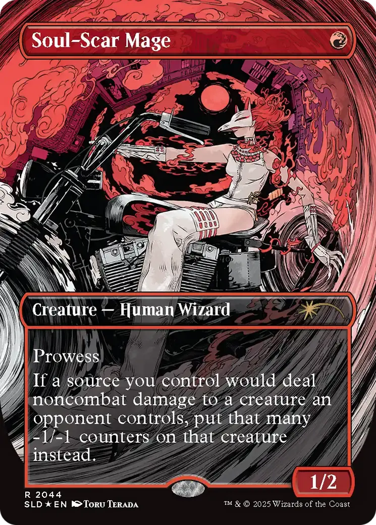 Soul-Scar Mage (2044) (Raised Foil) [Secret Lair Drop Series] 1