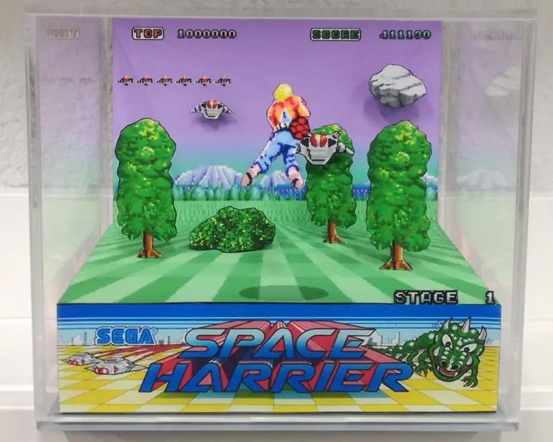 Space Harrier Cubic Diorama 1