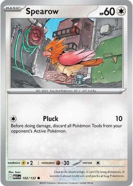Spearow (102/132) [Mega Evolution: Base Set] 1