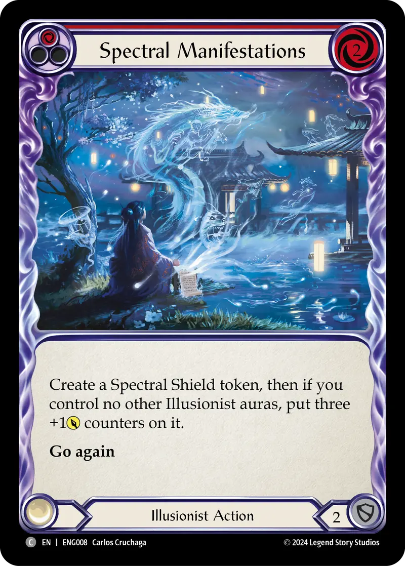 Spectral Manifestations [Eng008] (Part The Mistveil Enigma Blitz Deck) 1