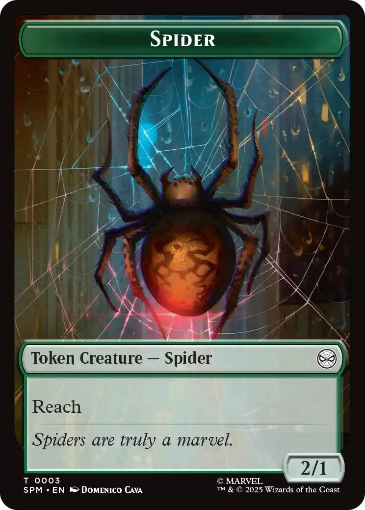 Spider // Food Double-Sided Token [Marvel's Spider-Man Tokens] 1