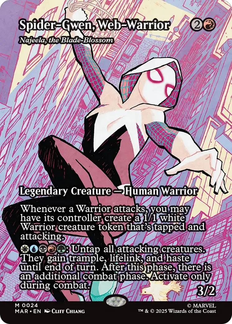 Spider-Gwen, Web-Warrior - Najeela, The Blade-Blossom [Marvel Universe: Eternal-Legal] 1