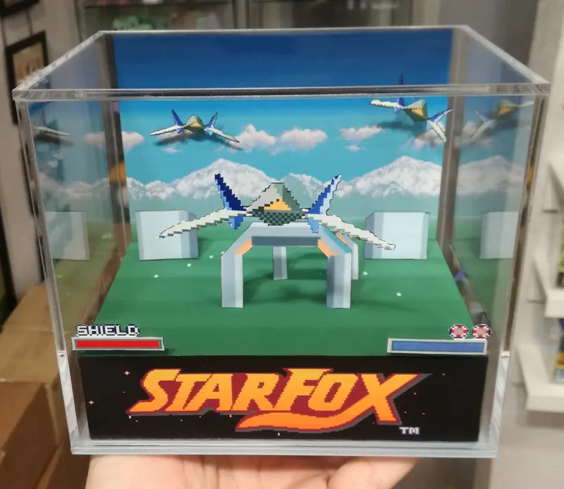 Star Fox Cubic Diorama 2