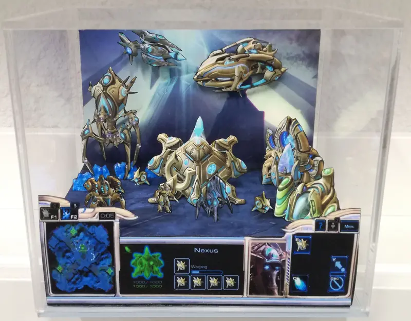 Starcraft Ii Protoss Cubic Diorama 1