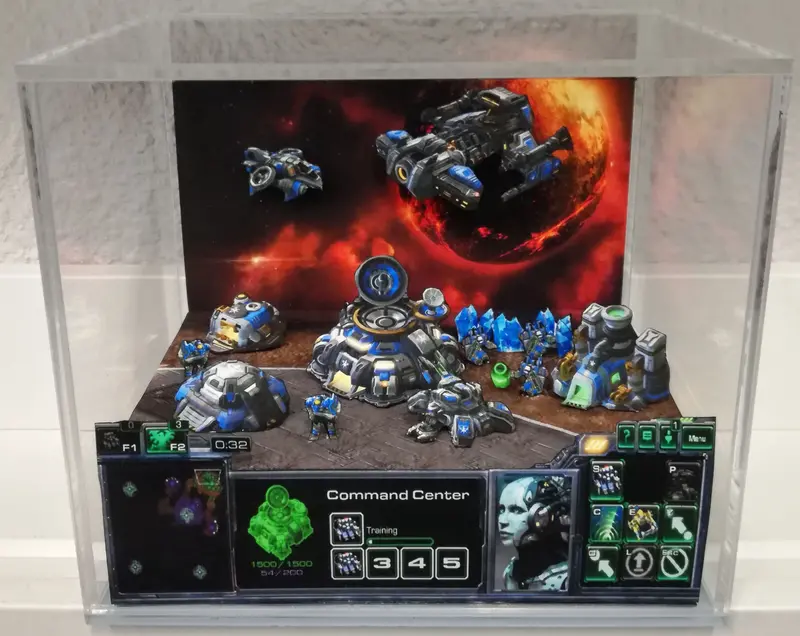 Starcraft Ii Terran Cubic Diorama 1
