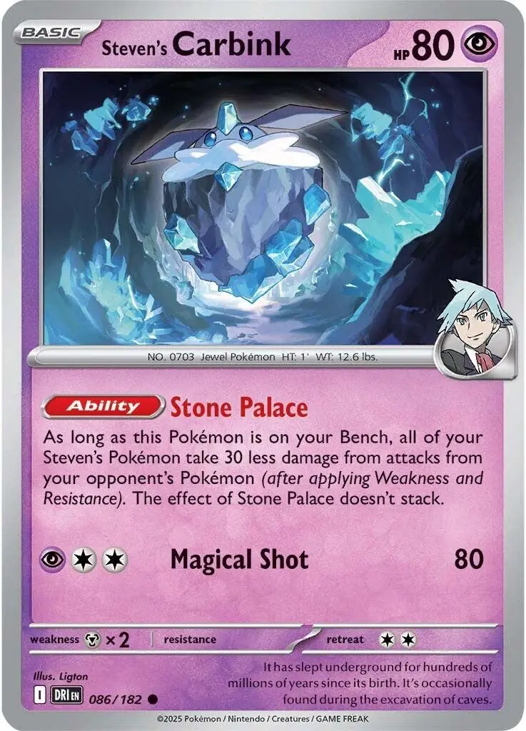 Steven's Carbink (086/182) [Scarlet & Violet: Destined Rivals] 1