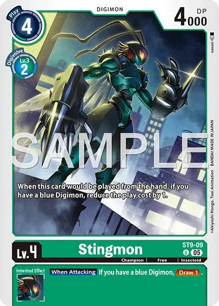 Stingmon [St9-09] (Foil Reprint) [Advanced Booster Digimon Generation] 1