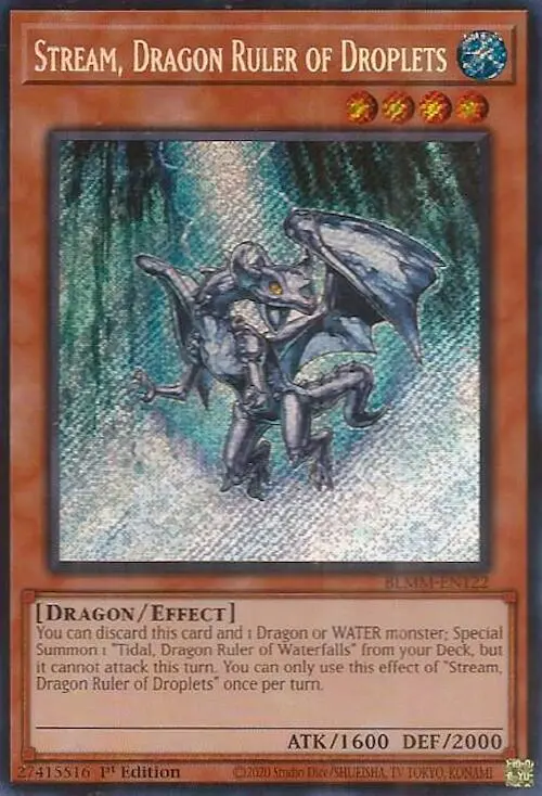 Stream, Dragon Ruler Of Droplets [Blmm-En122] Secret Rare 1