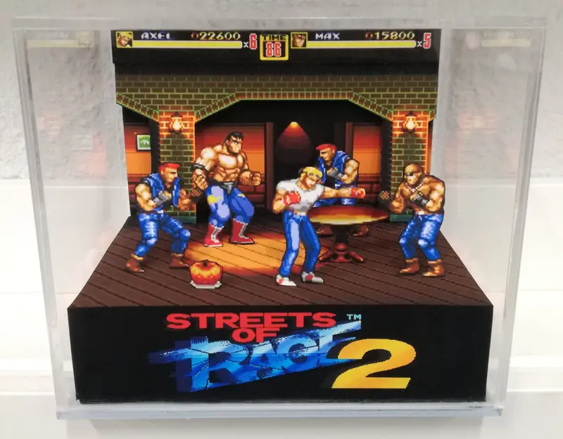 Streets Of Rage 2 Cubic Diorama 1