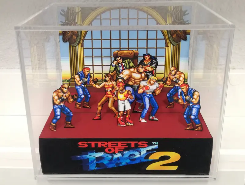 Streets Of Rage 2 Mr. X Cubic Diorama 1