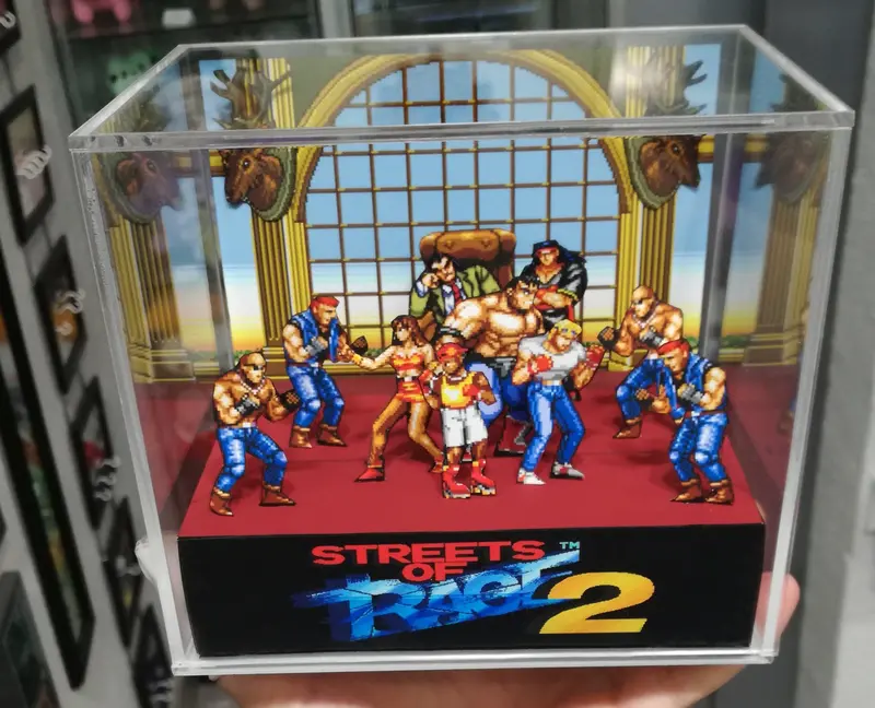 Streets Of Rage 2 Mr. X Cubic Diorama 2