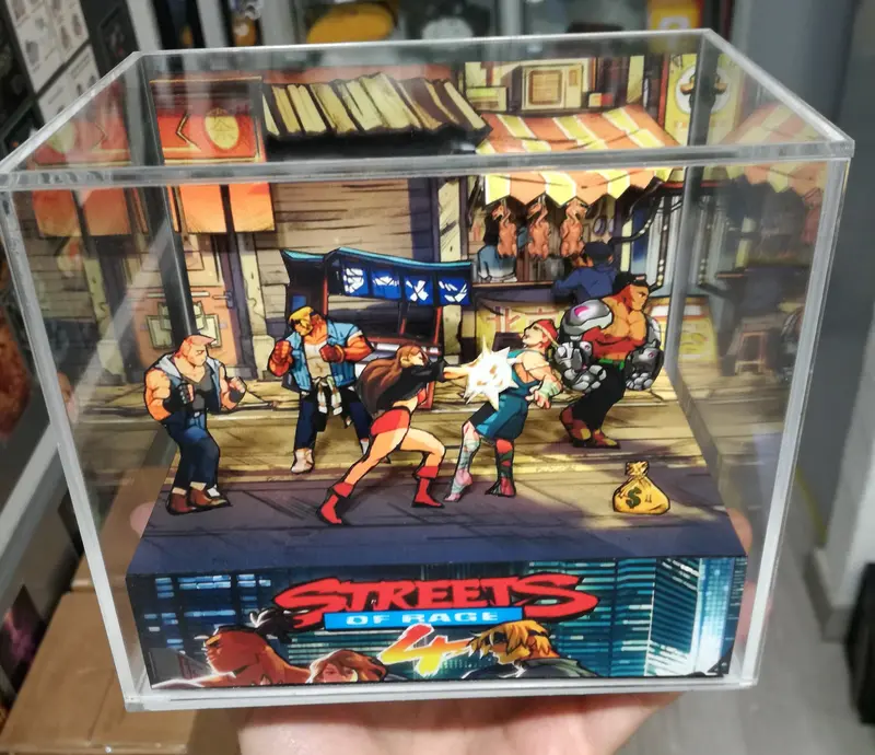 Streets Of Rage 4 Chinatown Cubic Diorama 2