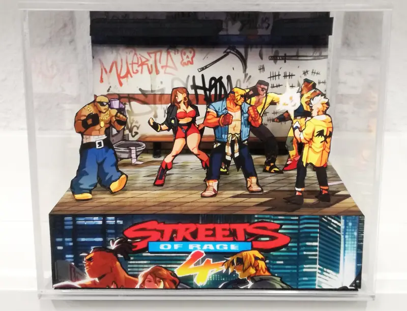 Streets Of Rage 4 Cubic Diorama 1
