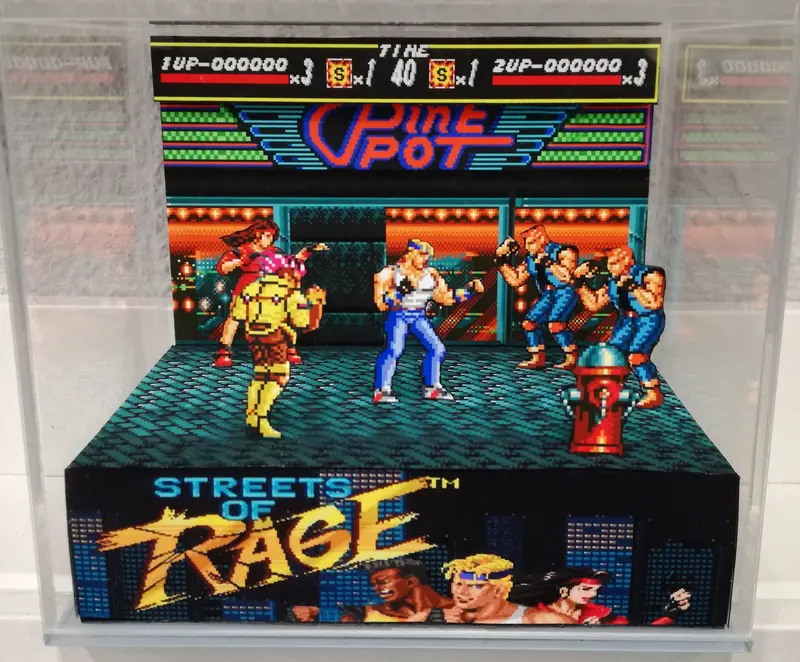 Streets Of Rage Cubic Diorama 1