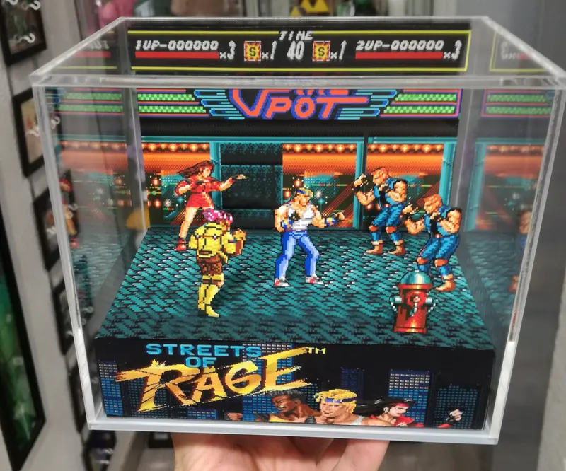Streets Of Rage Cubic Diorama 2