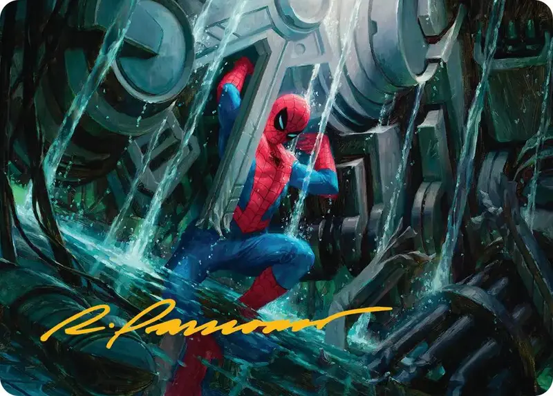 Strength Of Will Art Card (Gold-Stamped Signature) [Marvel's Spider-Man Art Series] 1