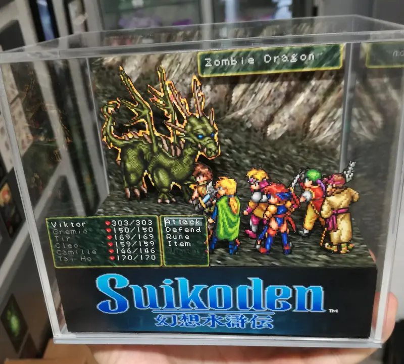 Suikoden Zombie Dragon Cubic Diorama 2