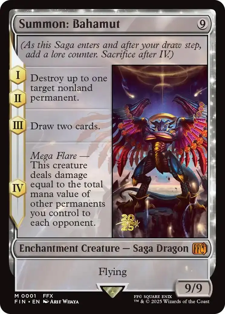Summon: Bahamut [Final Fantasy Prerelease Promo] 1