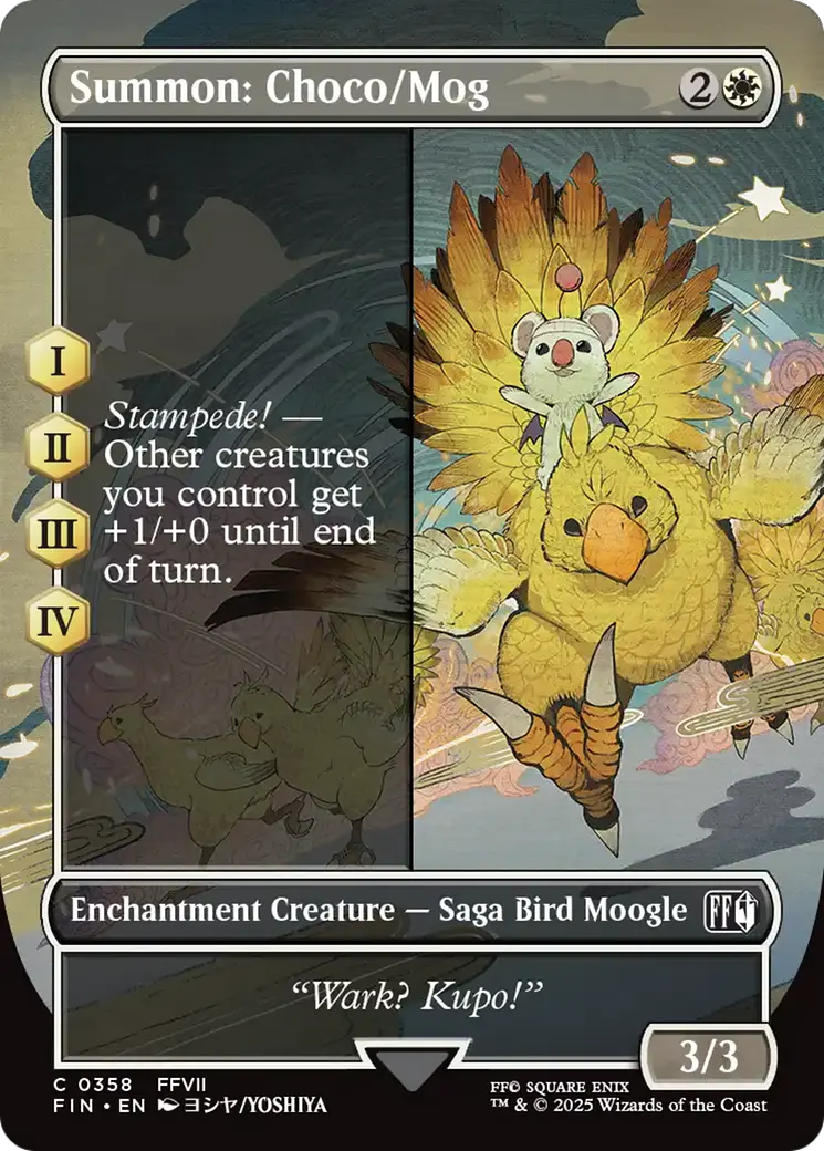 Summon: Choco/Mog (Borderless) [Final Fantasy] 1