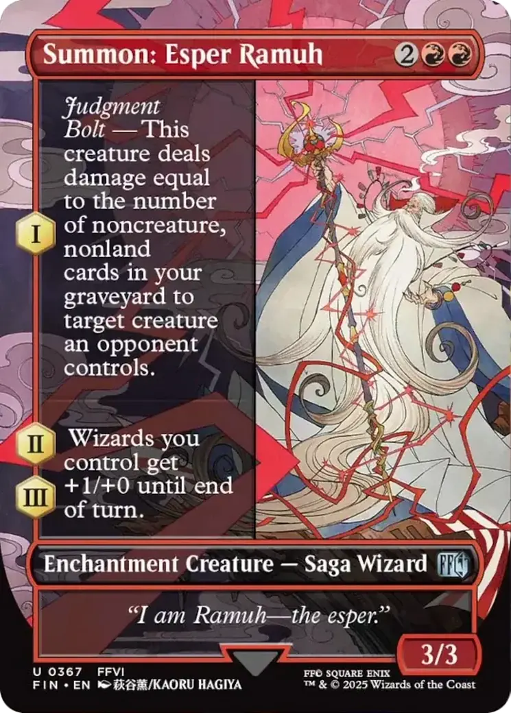 Summon: Esper Ramuh (Borderless) [Final Fantasy] 1