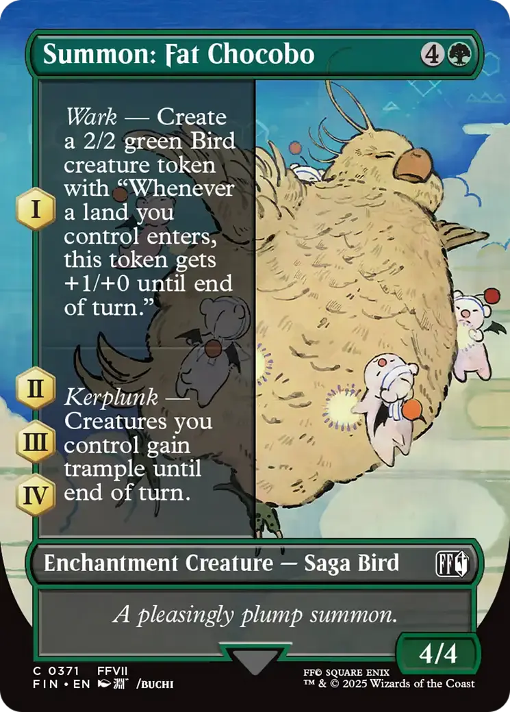 Summon: Fat Chocobo (Borderless) [Final Fantasy] 1