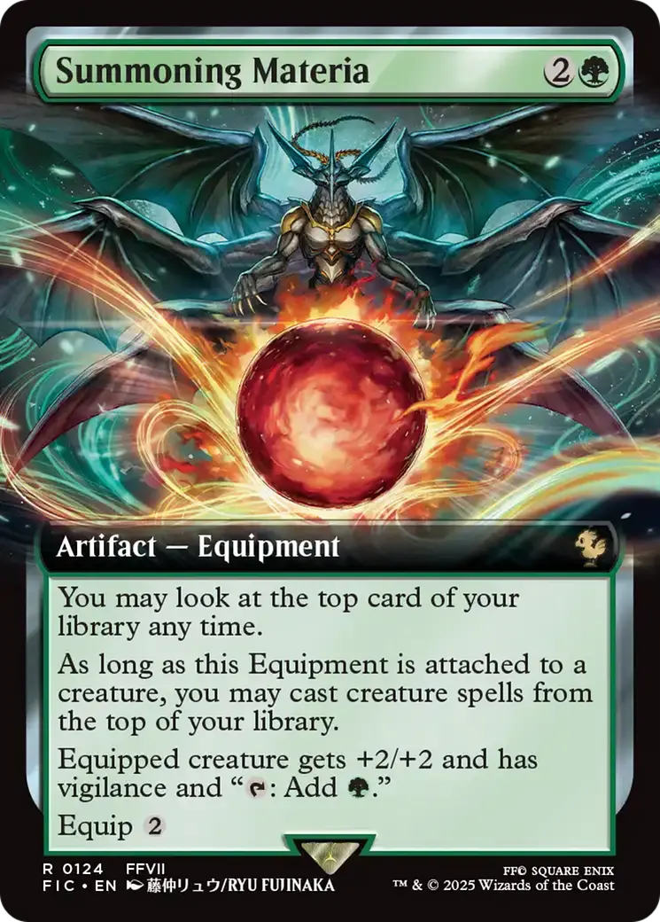 Summoning Materia (Extended Art) [Final Fantasy Commander] 1