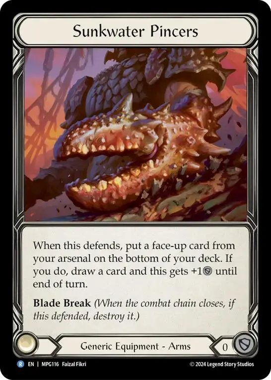 Sunkwater Pincers [Mpg116] (Mastery Pack Guardian) 1