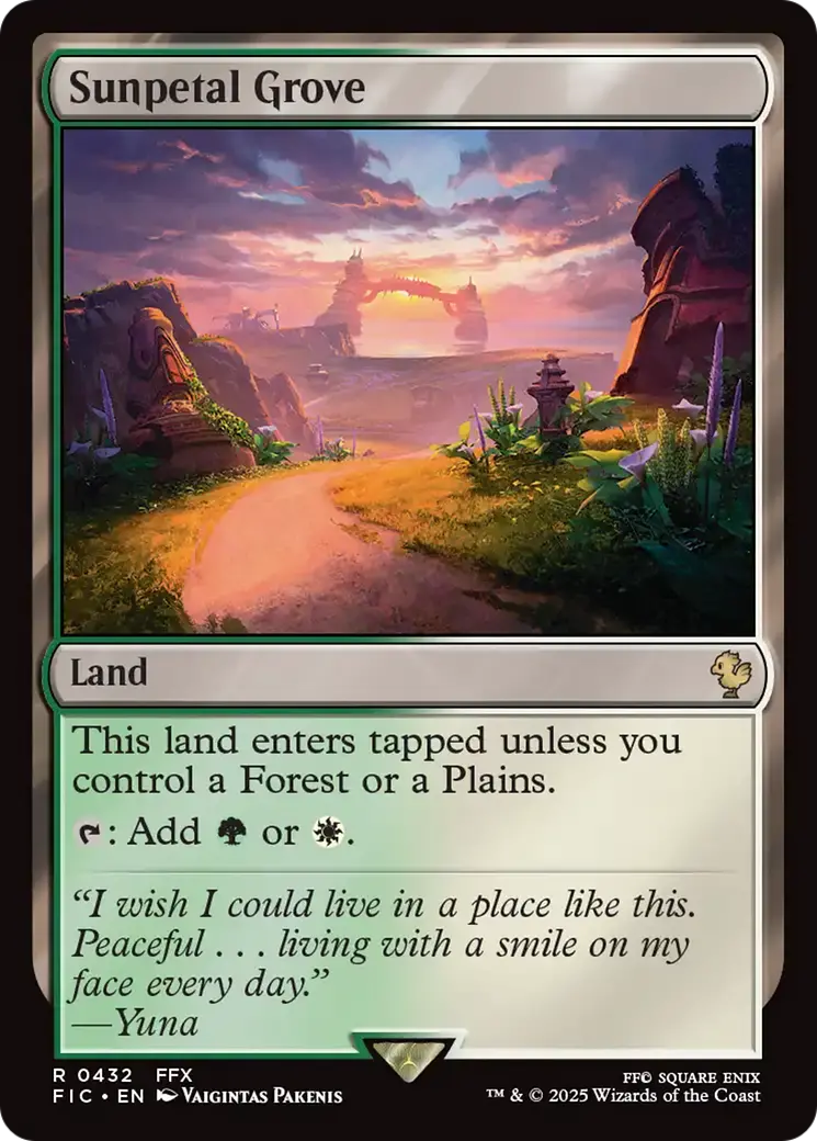 Sunpetal Grove [Final Fantasy Commander] 1