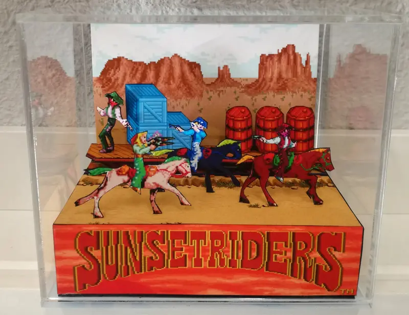 Sunset Riders Cubic Diorama 1