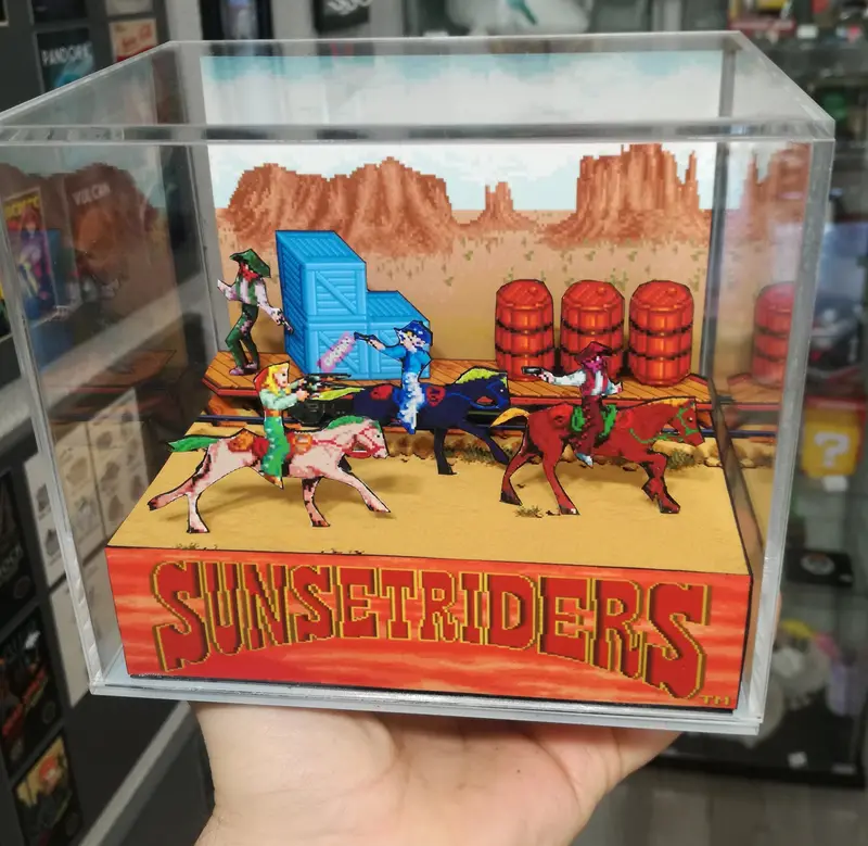 Sunset Riders Cubic Diorama 2