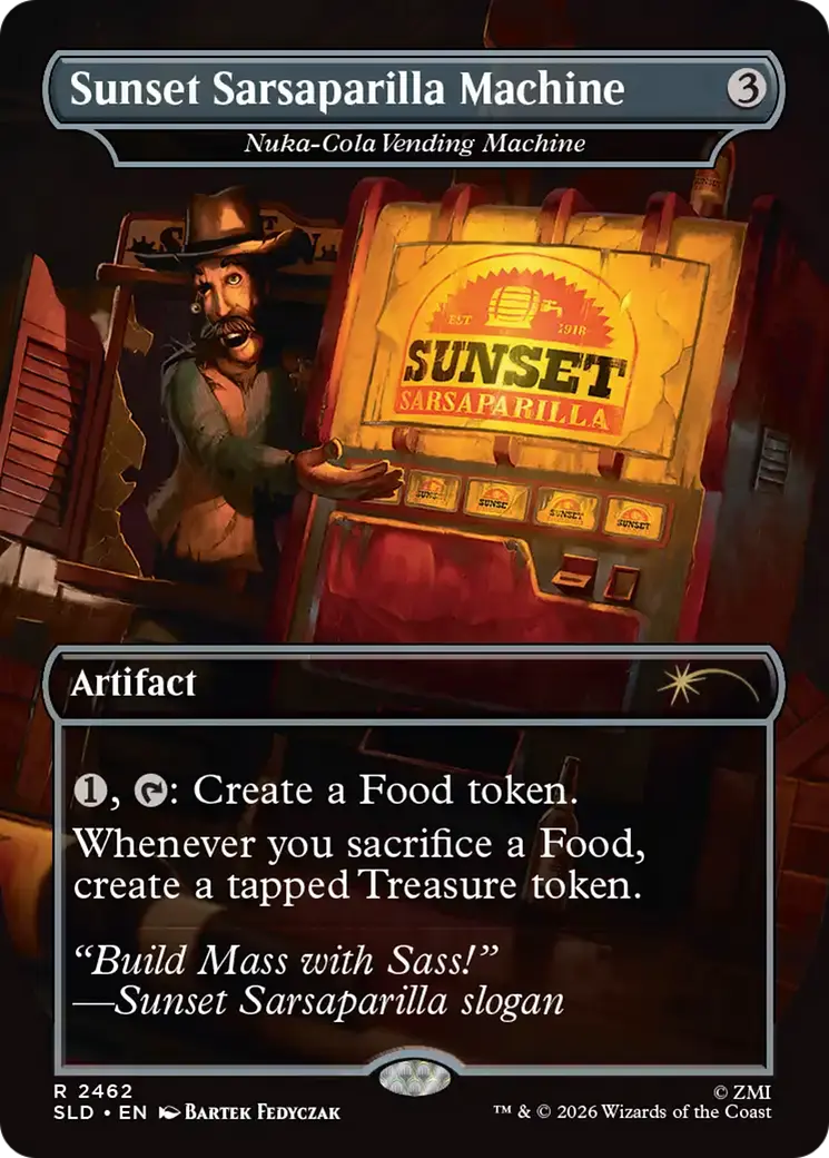 Sunset Sarsaparilla Machine - Nuka-Cola Vending Machine [Secret Lair Drop Series] 1