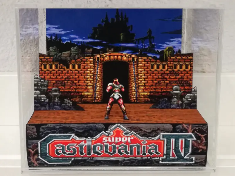 Super Castlevania Iv Intro Cubic Diorama 1