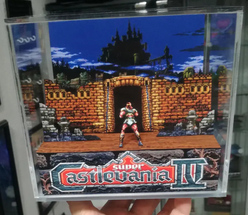 Super Castlevania Iv Intro Cubic Diorama 2