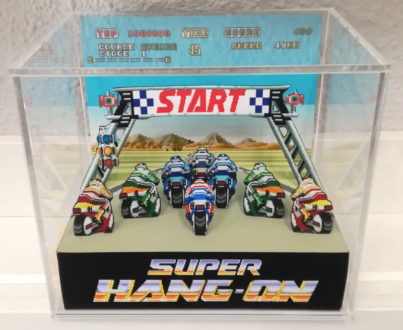 Super Hang-On Cubic Diorama 1