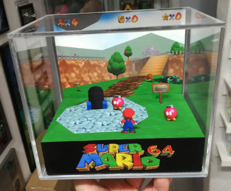 Super Mario 64 Cubic Diorama 2