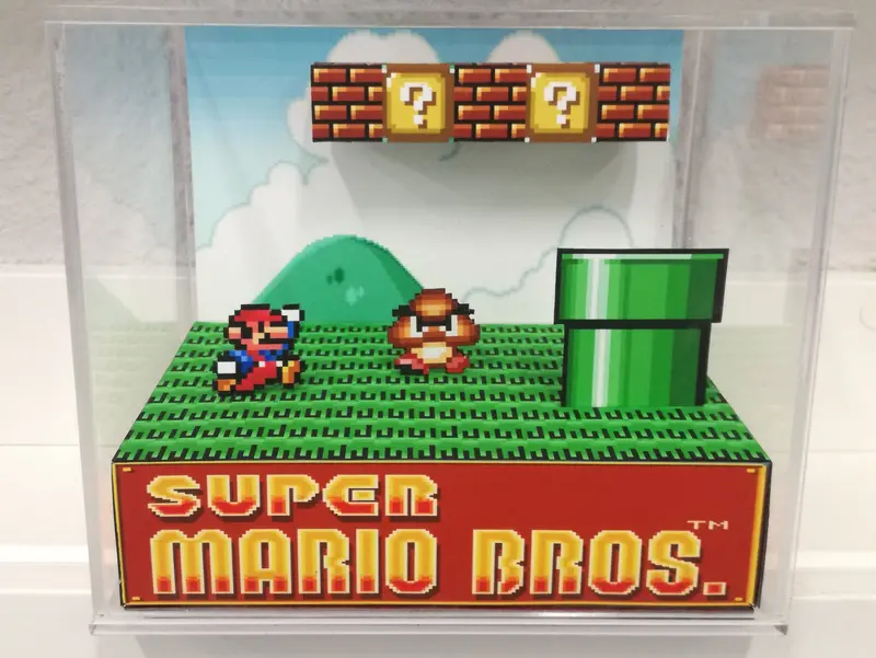 Super Mario  All-Stars Cubic Diorama 1