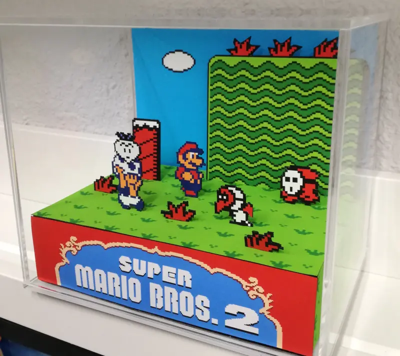 Super Mario Bros 2 Cubic Diorama 2