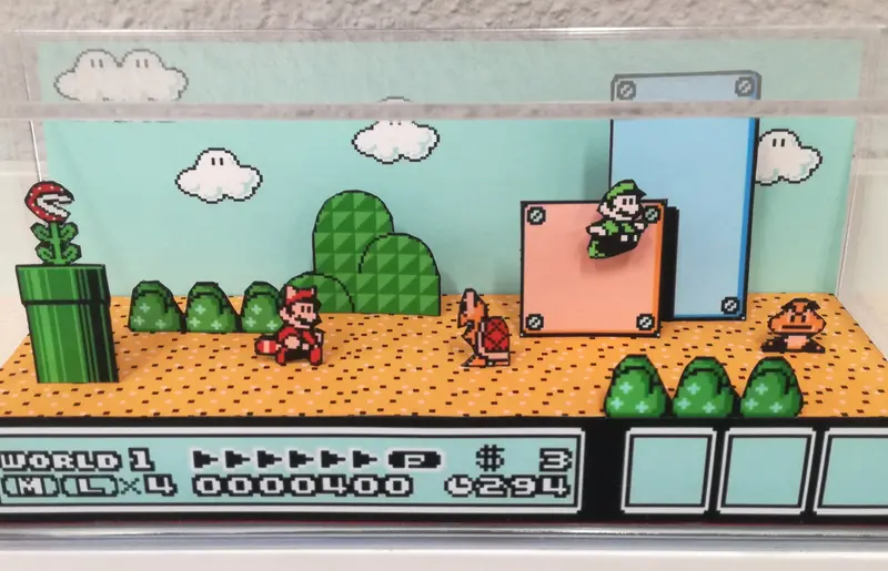 Super Mario Bros. 3 Panoramic Cube 1