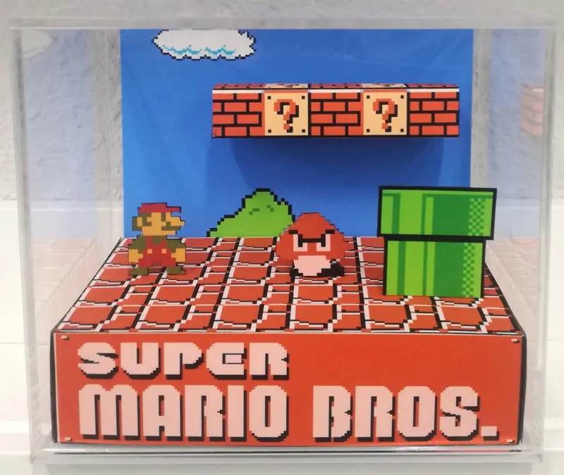 Super Mario Bros Cubic Diorama 1
