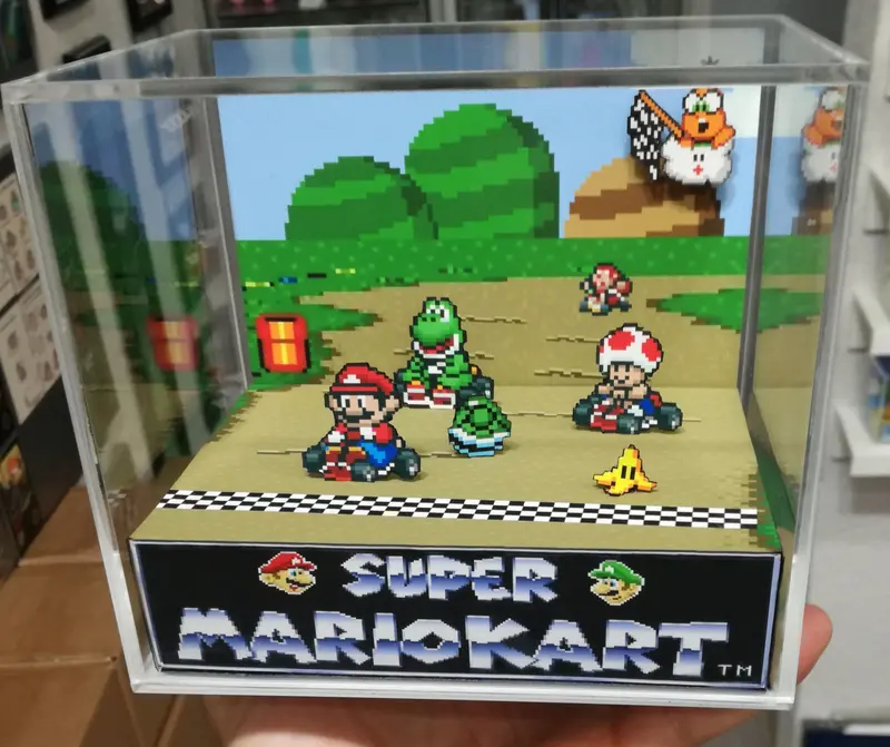 Super Mario Kart Cubic Diorama 2