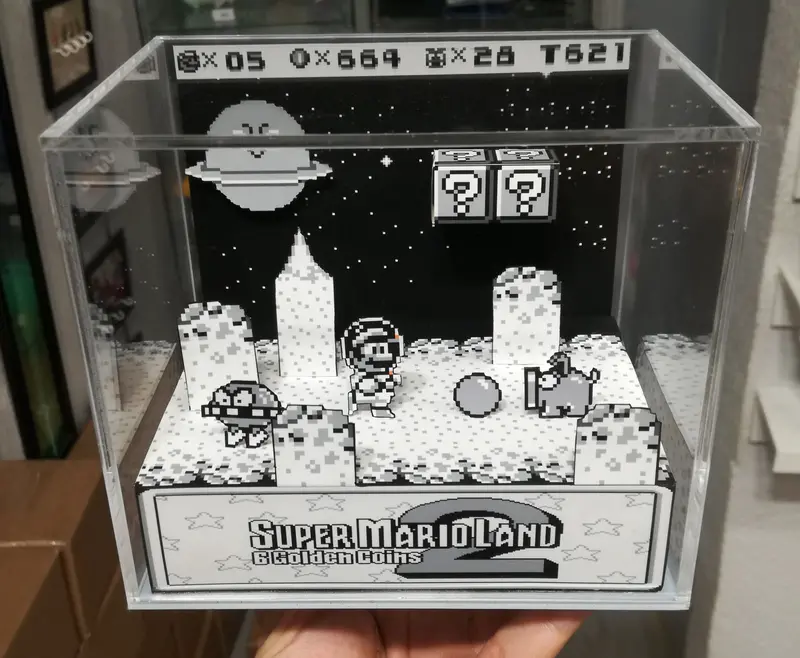 Super Mario Land 2 Cubic Diorama 2