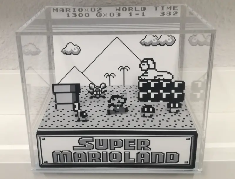 Super Mario Land Cubic Diorama 1
