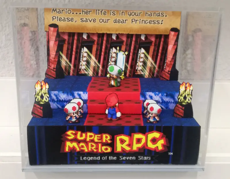 Super Mario Rpg Cubic Diorama 1