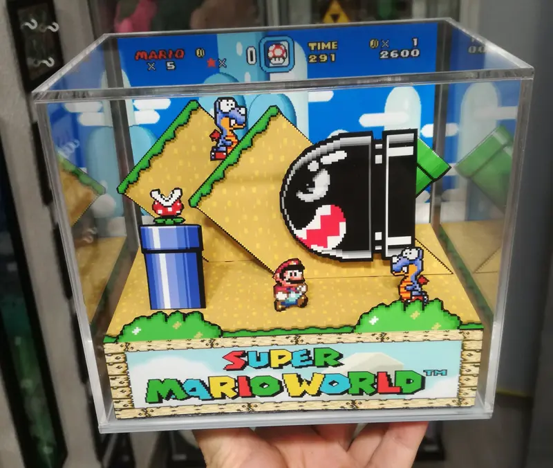 Super Mario World Cubic Diorama 2