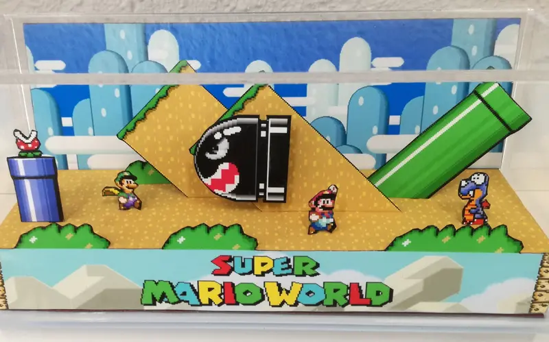 Super Mario World Panoramic Cube 1
