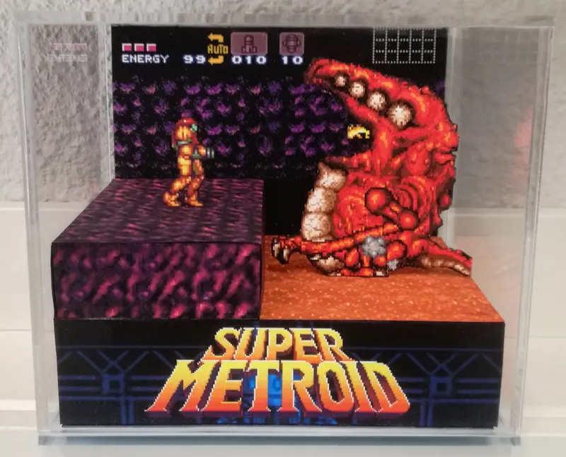 Super Metroid Cubic Diorama 1