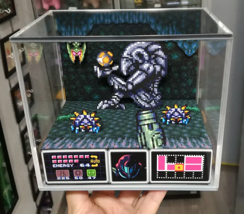 Super Metroid First Person Cubic Diorama 2